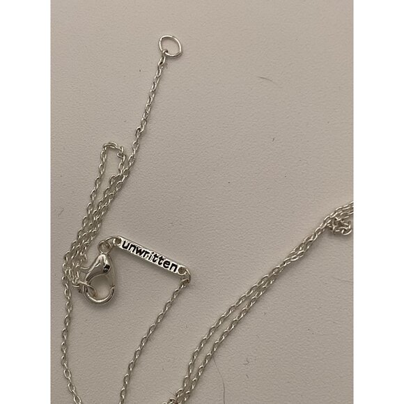 Mother Daughter Necklace Heart Charms Friendship Symbol Unwritten Brand - Picture 4 of 6